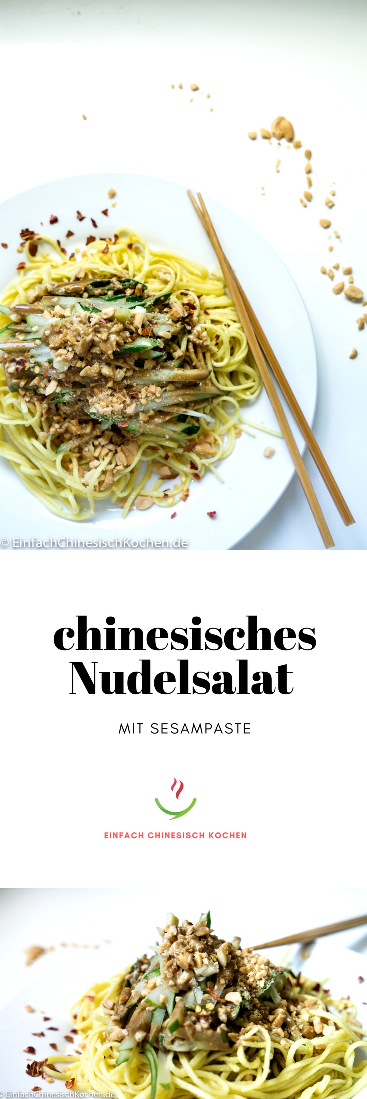 麻酱凉面_chinesisches Nudelsalat mit Sesampaste