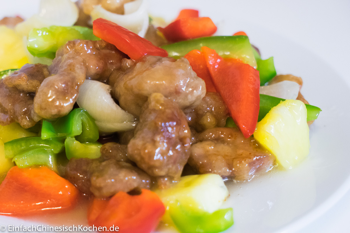 chinesisches süß-sauer Fleisch