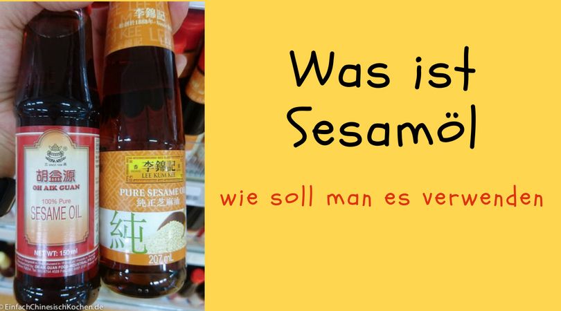 Sesamöl und Verwendung